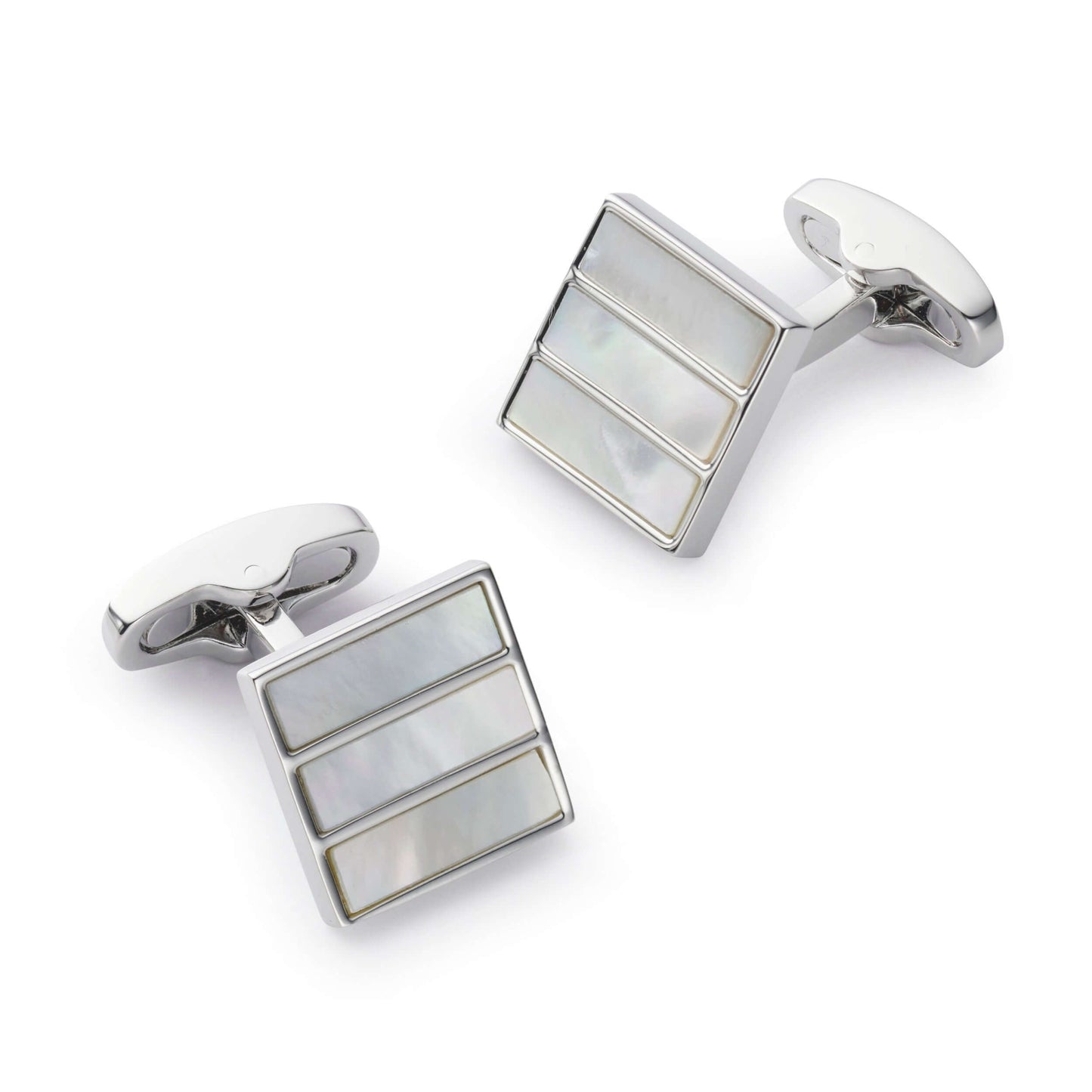 Triptych Cufflinks In Mother Of Pearl