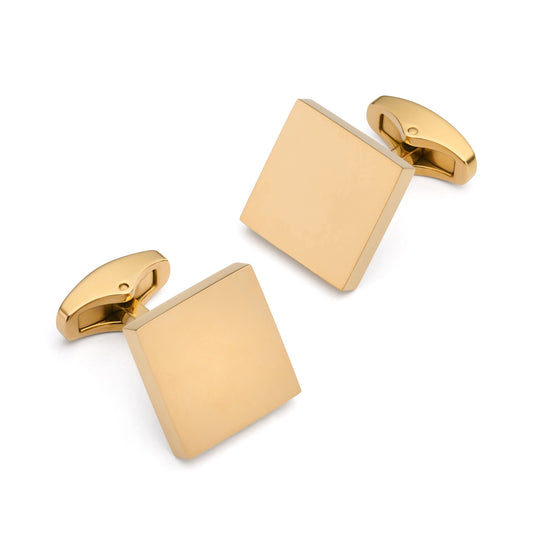 Square Cufflinks In Gold